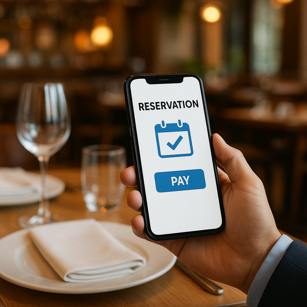 Restaurant reservation deposits: January no-show plan